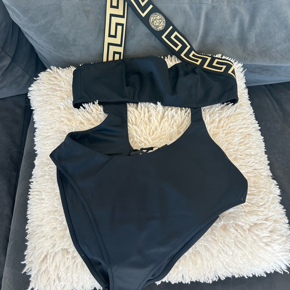 Versace One shoulder swimsuit NWT - Picture 3 of 10